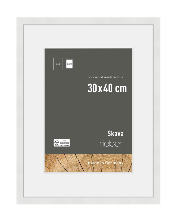 Rahmen Weiß 30x40cm