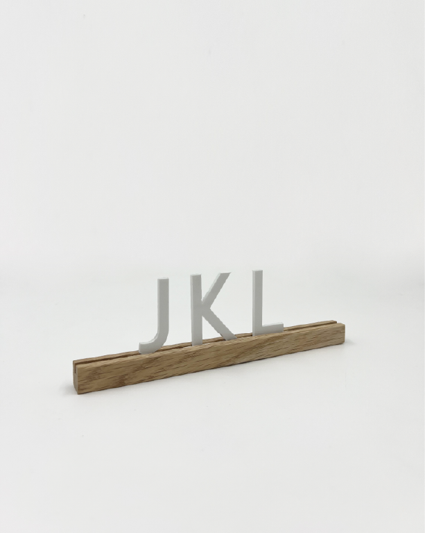 Deko Buchstabe Weiß