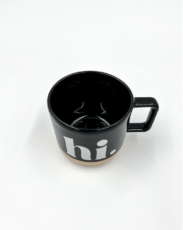 Becher hi. schwarz weiß