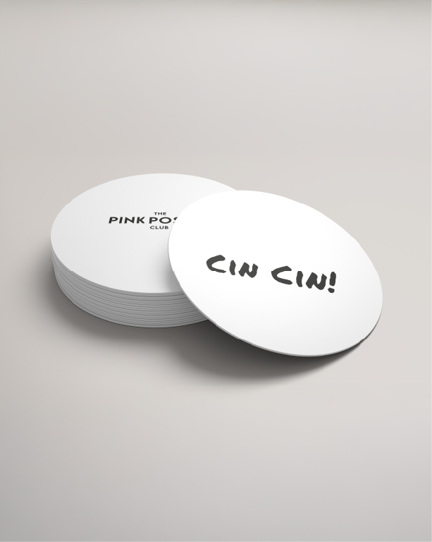 Bierdeckelpappe Cin Cin