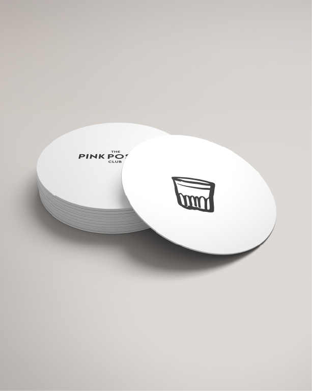 Bierdeckel Whiskyglas