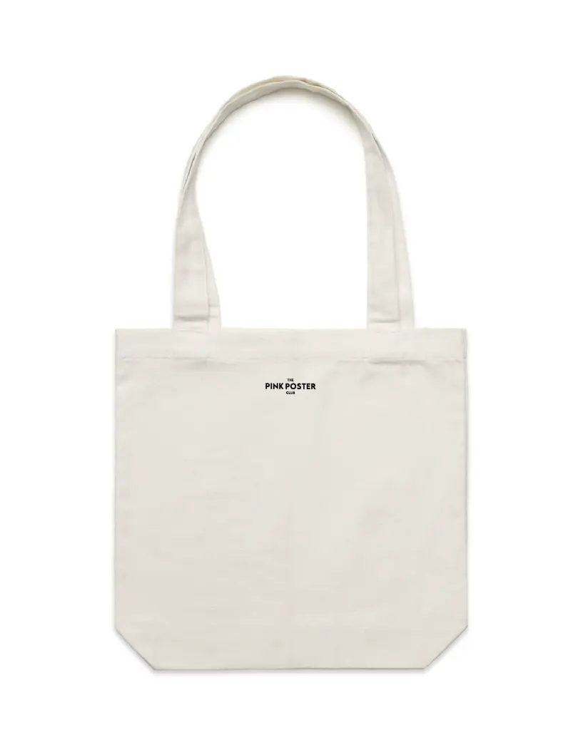 Jute Tasche mit schwarzem Aufdruck