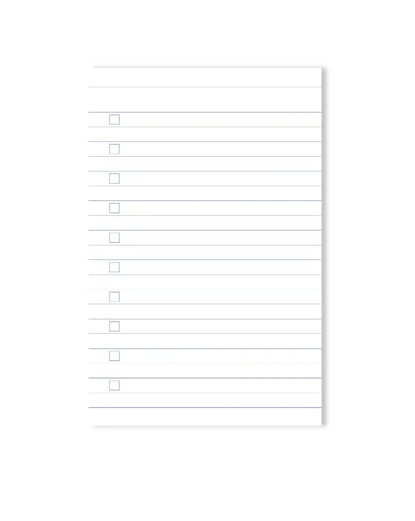 A-Journal Notizblock To Do blau-gestreift