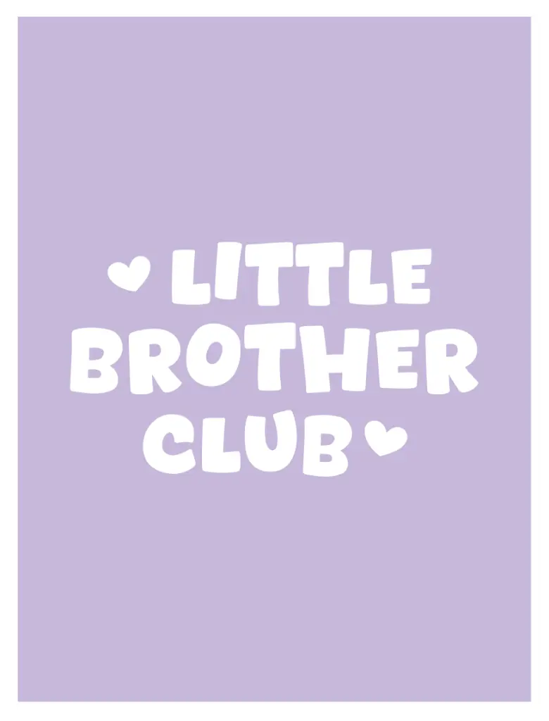 [PPC-00515] Little Brother Club Poster (30x40cm, Posterpapier)