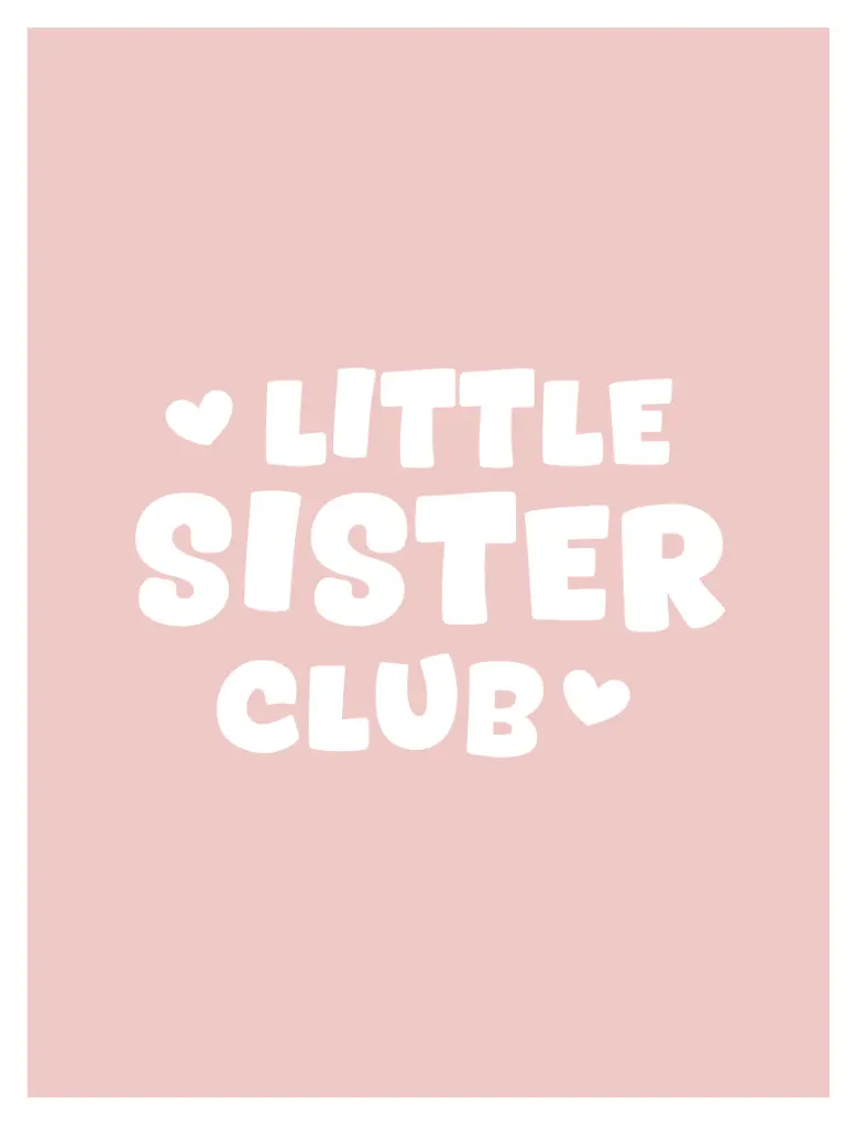 Little Sister Club Poster