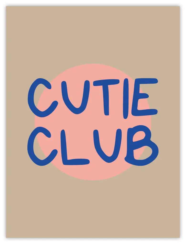 Cutie Club Poster