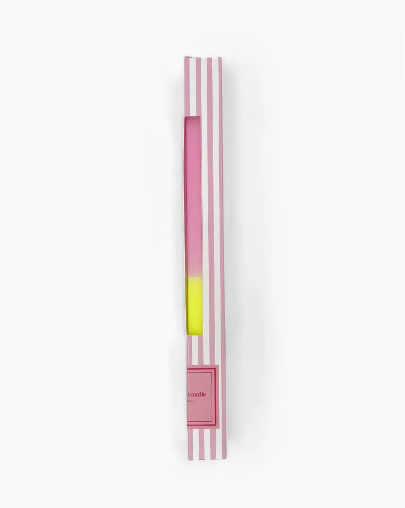 Dip Dye Stabkerze Limoncello