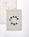 Thank You Postkarte Graskarton