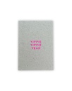 Yippie Yippie Yeah Neon Postkarte Graskarton