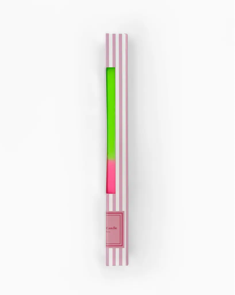 [PPC-00609] Dip Dye Stabkerze Watermelon