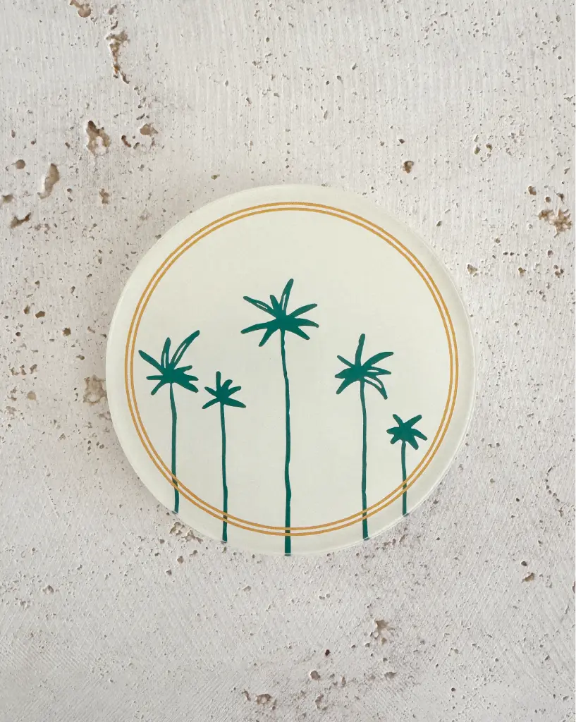 Palms Untersetzer aus Acryl 