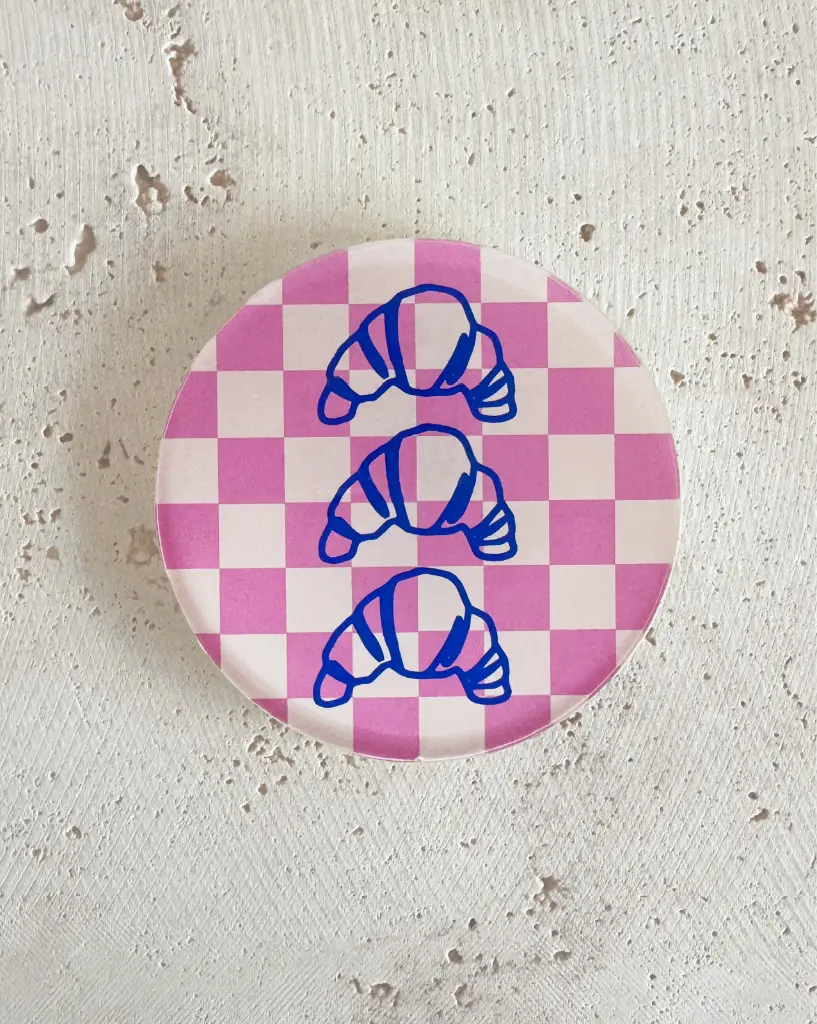 Croissant Untersetzer aus Acryl