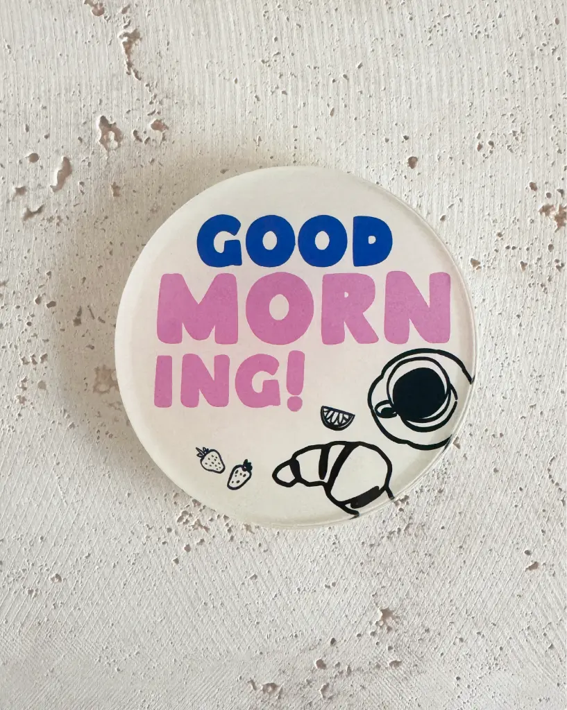 Good Morning Untersetzer aus Acryl