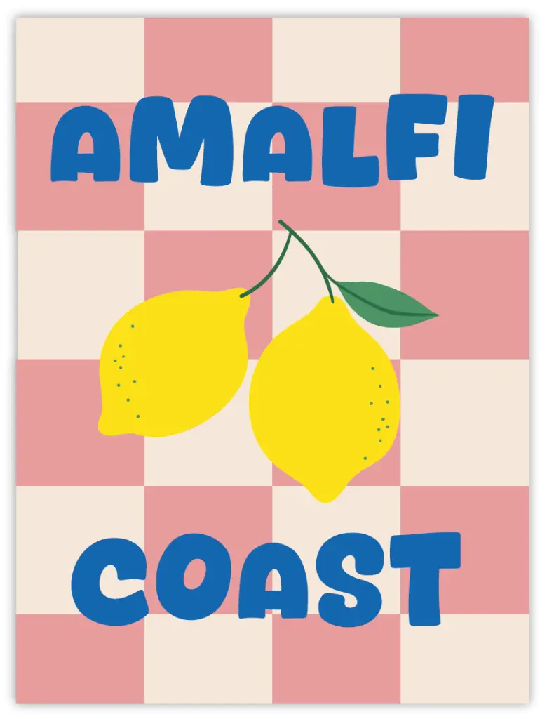[PPC-00677] Amalfi Coast Poster (30 x 40 cm, Posterpapier)