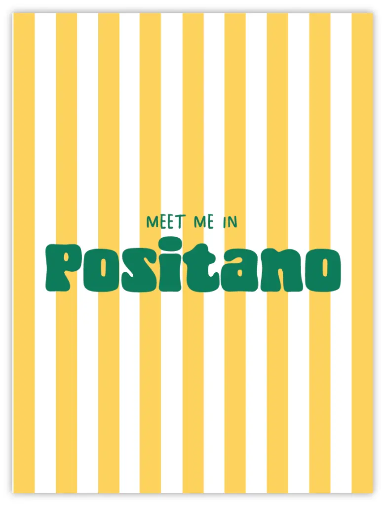 Meet Me In Positano Poster