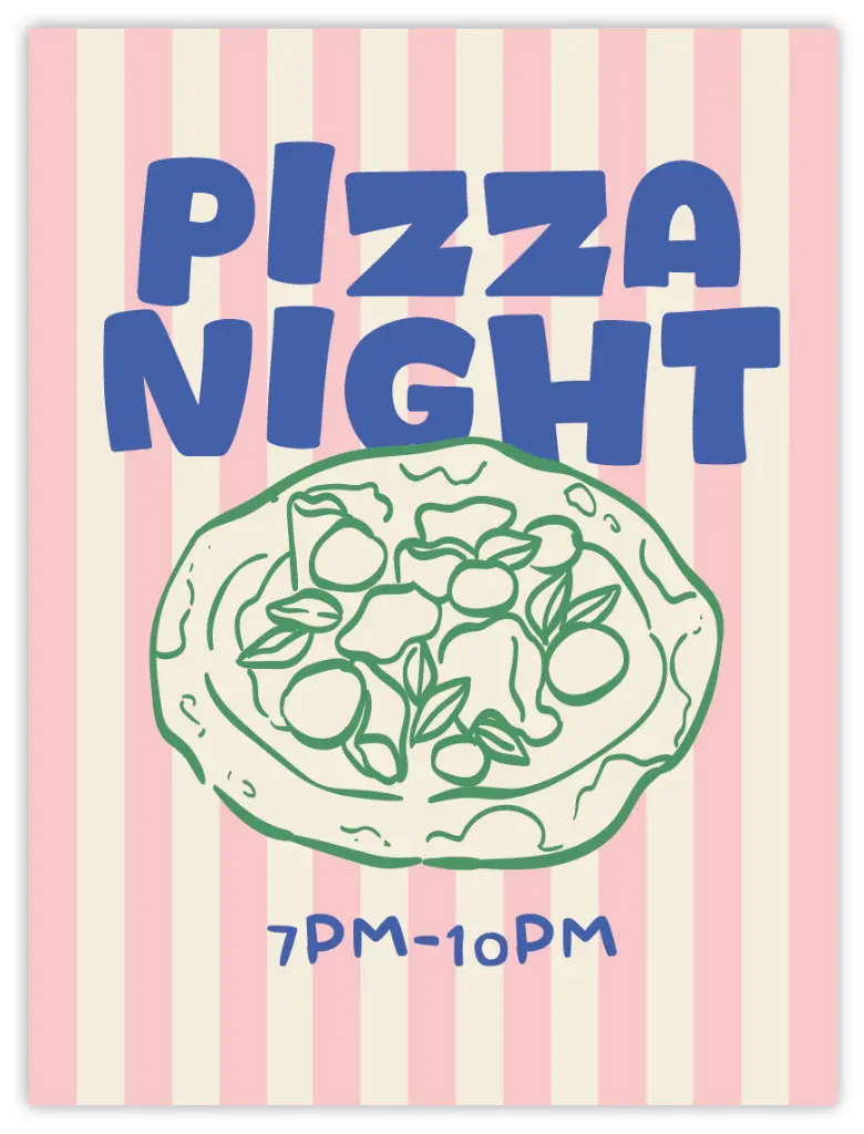 Pizza Night Poster