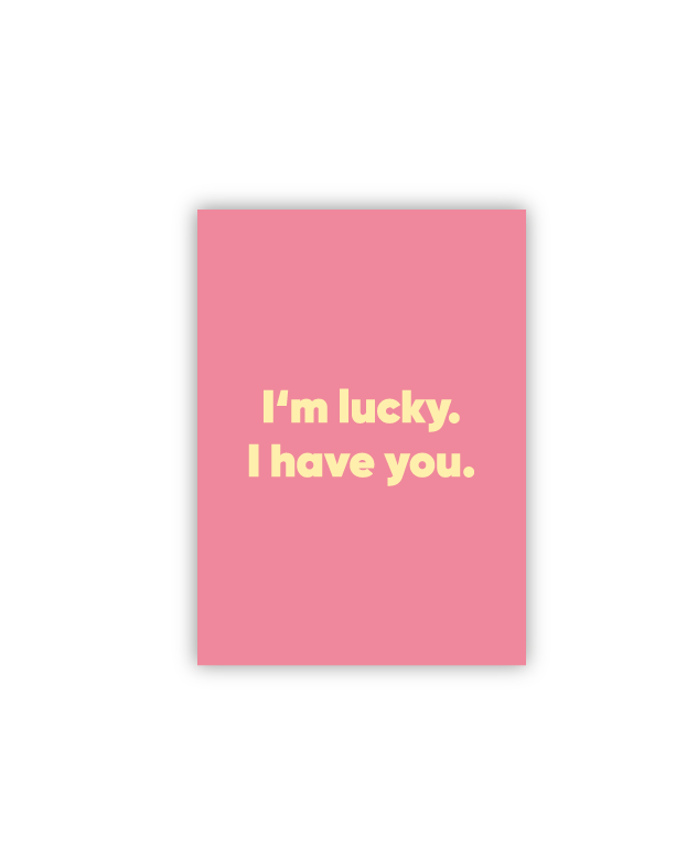 I'm Lucky Postkarte