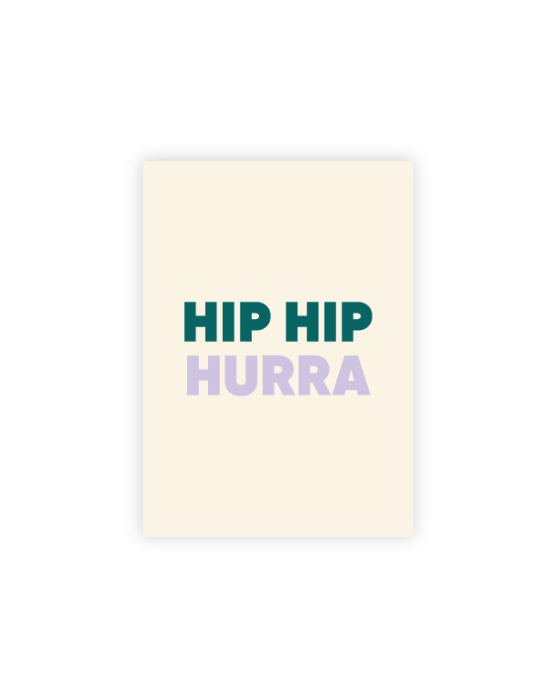 Hurra Postkarte
