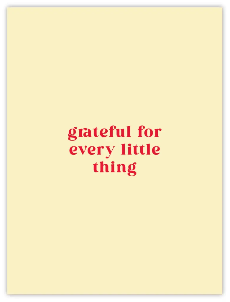 [PPC-00764] Grateful Poster (30 x 40 cm, Posterpapier)