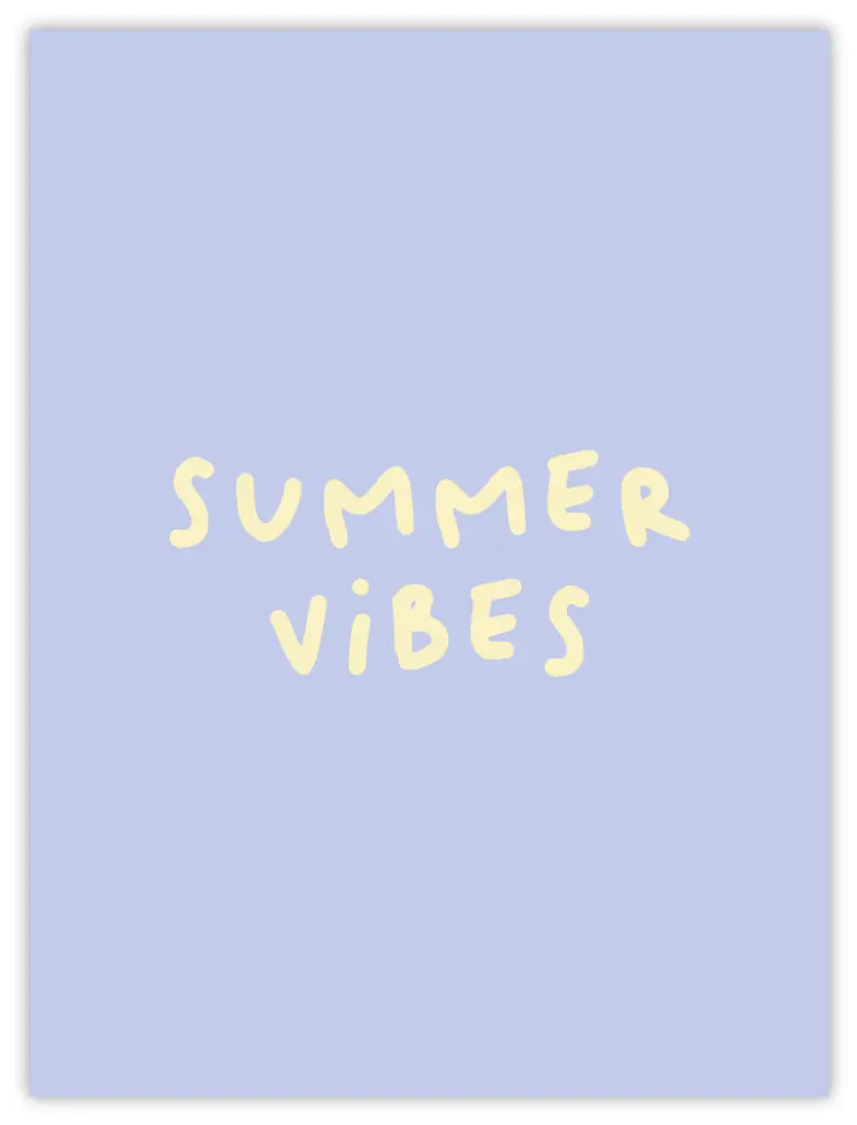 Summer Vibes Poster
