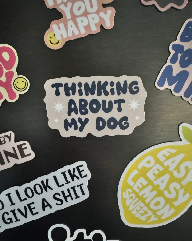 Thinking About My Dog Magnet