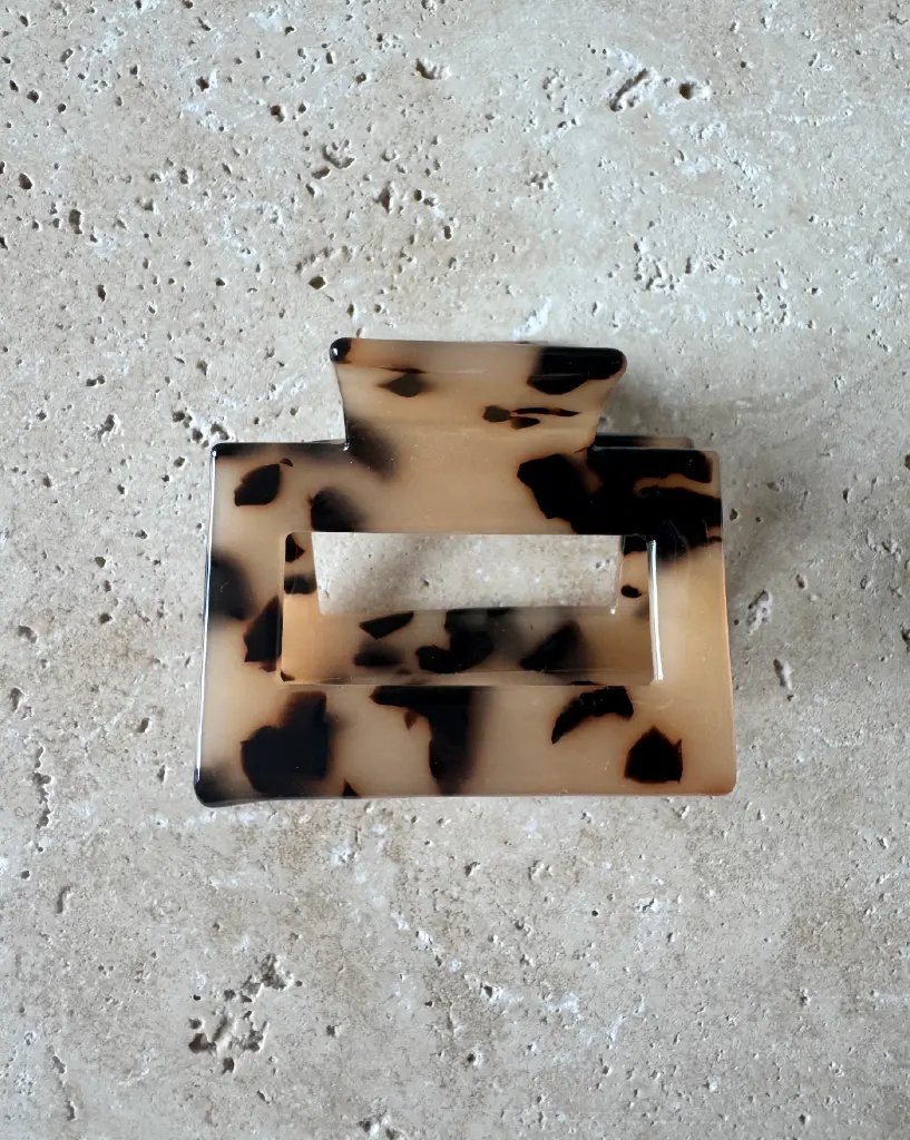 Mittlere Haarspange Clip JOSEFIN (tortoise)