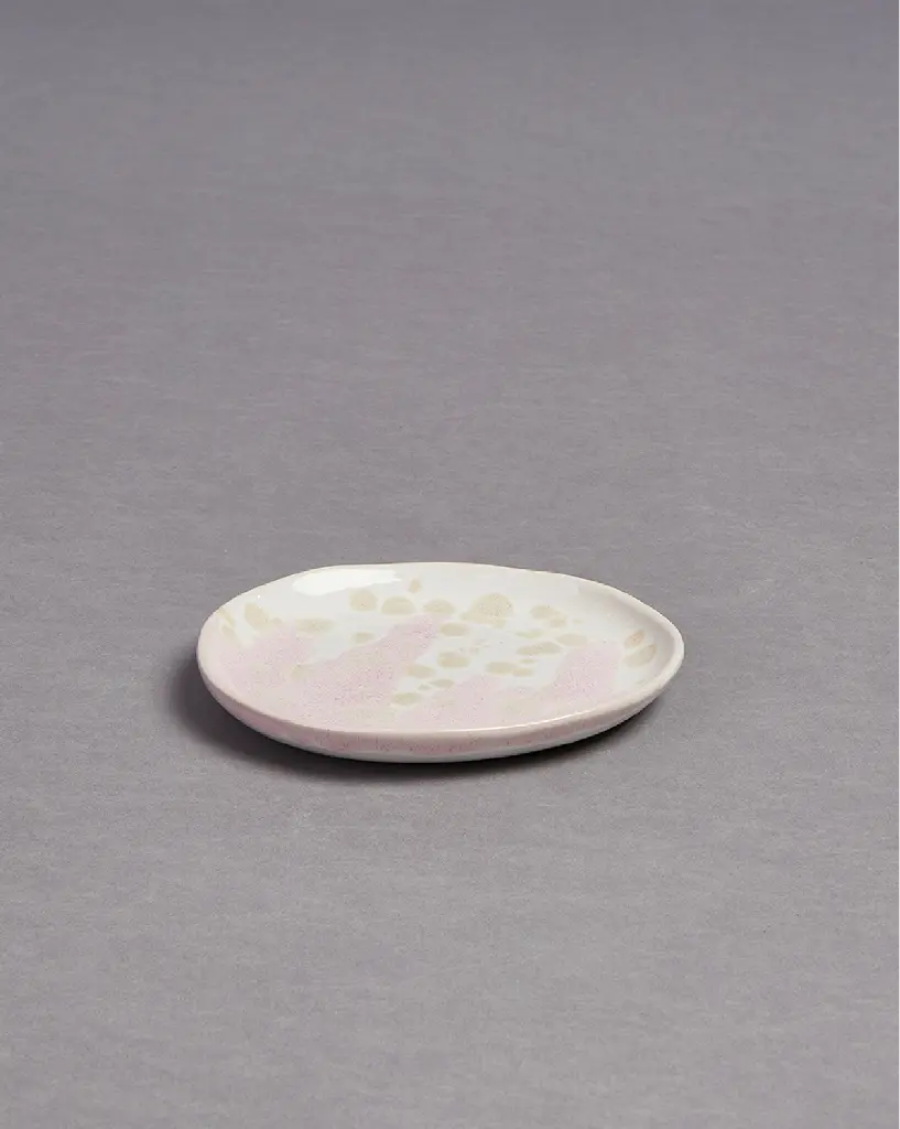 Portofino Ceramica Schmuckteller rosa/beige/weiß