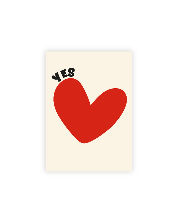 Yes Postkarte