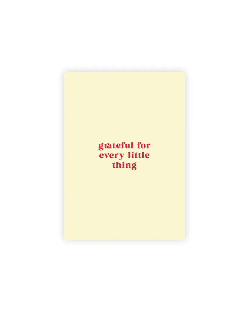 Grateful Postkarte