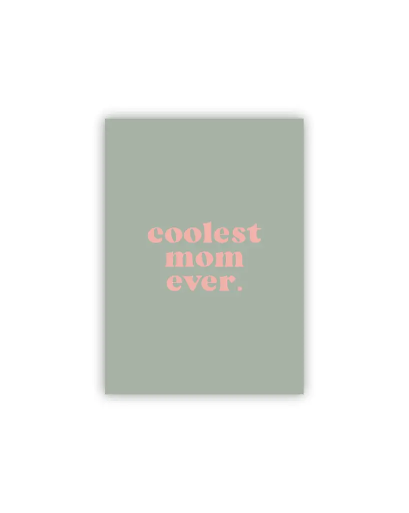 Coolest Mom Ever Postkarte 