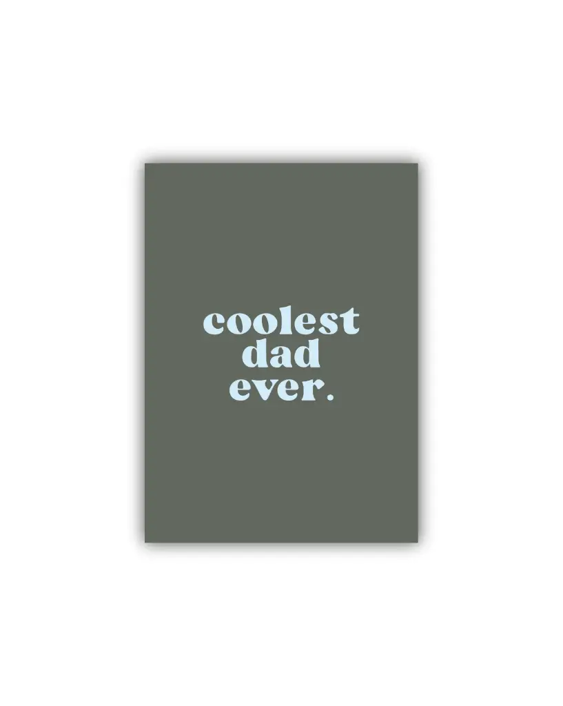 Coolest Dad Ever Postkarte