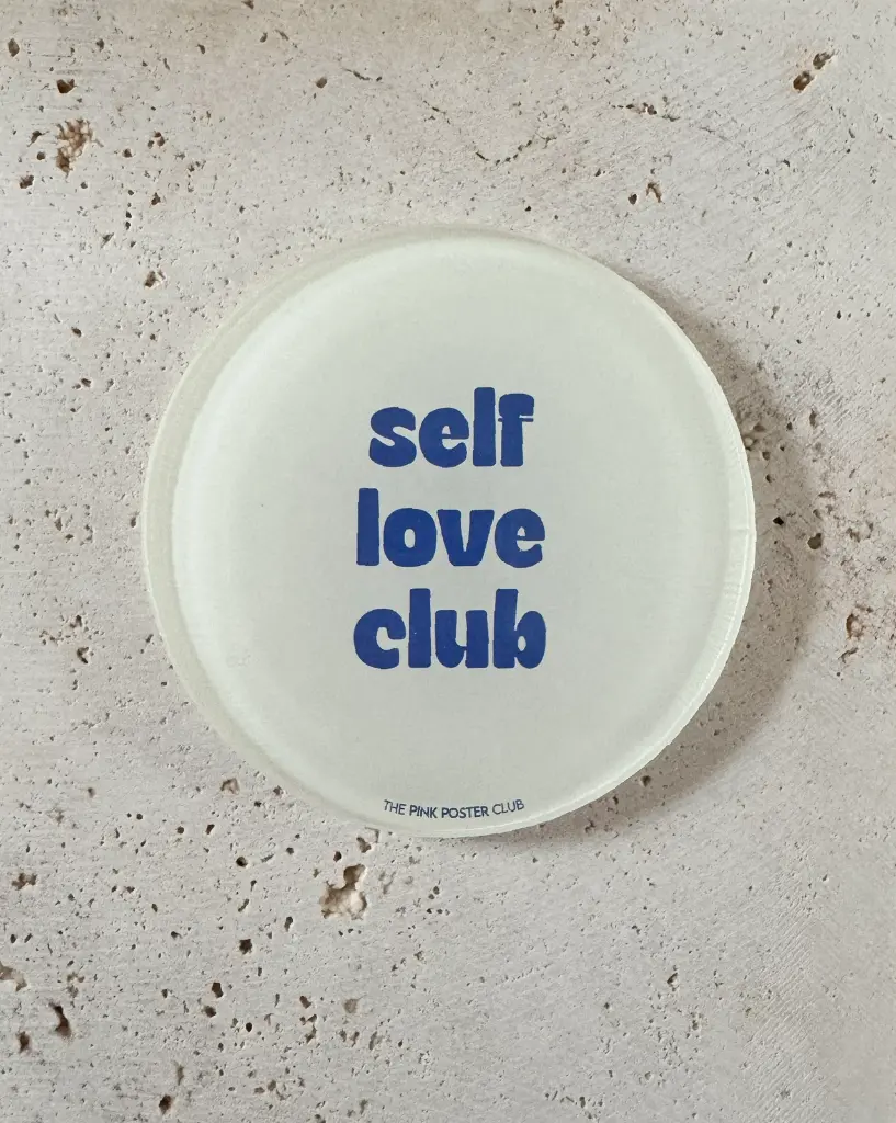 Self Love Club Untersetzer aus Acryl