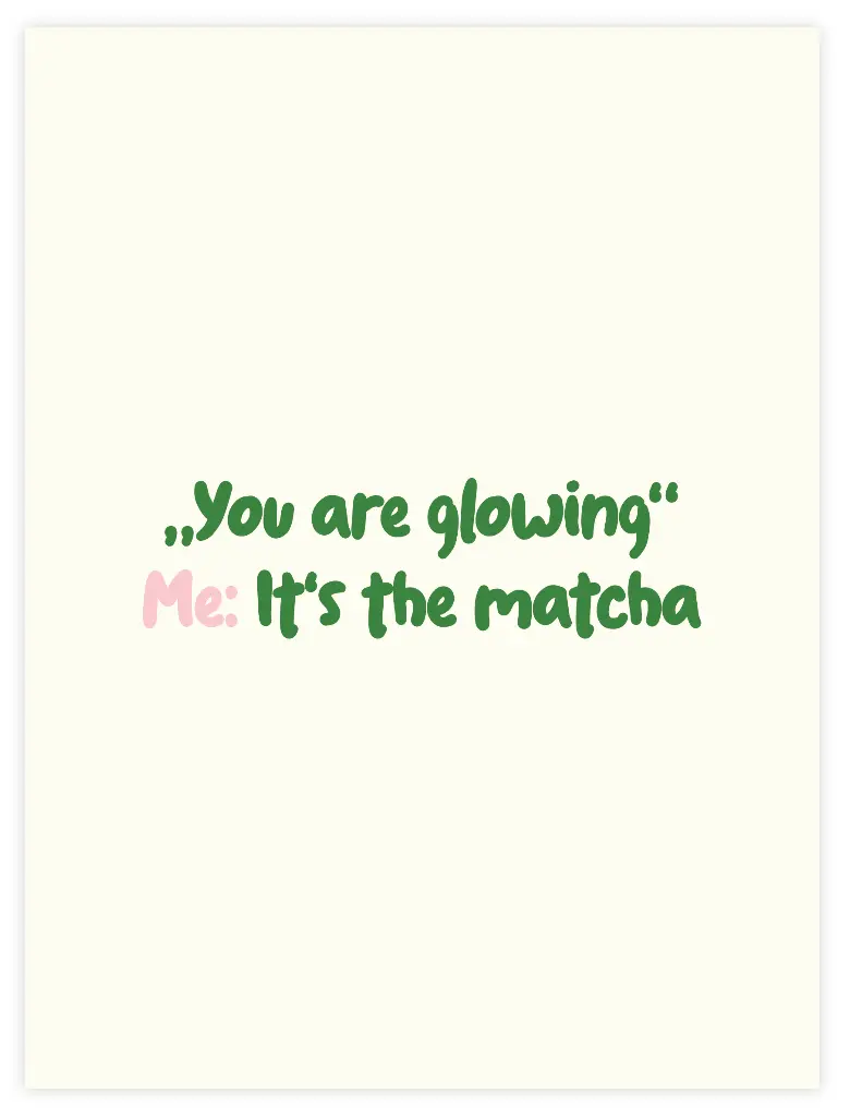 [PPC-01518] You Are Glowing Poster (30 x 40 cm, Posterpapier)