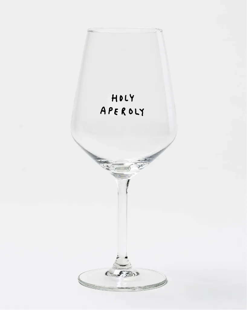 Holy Aperoly Weinglas