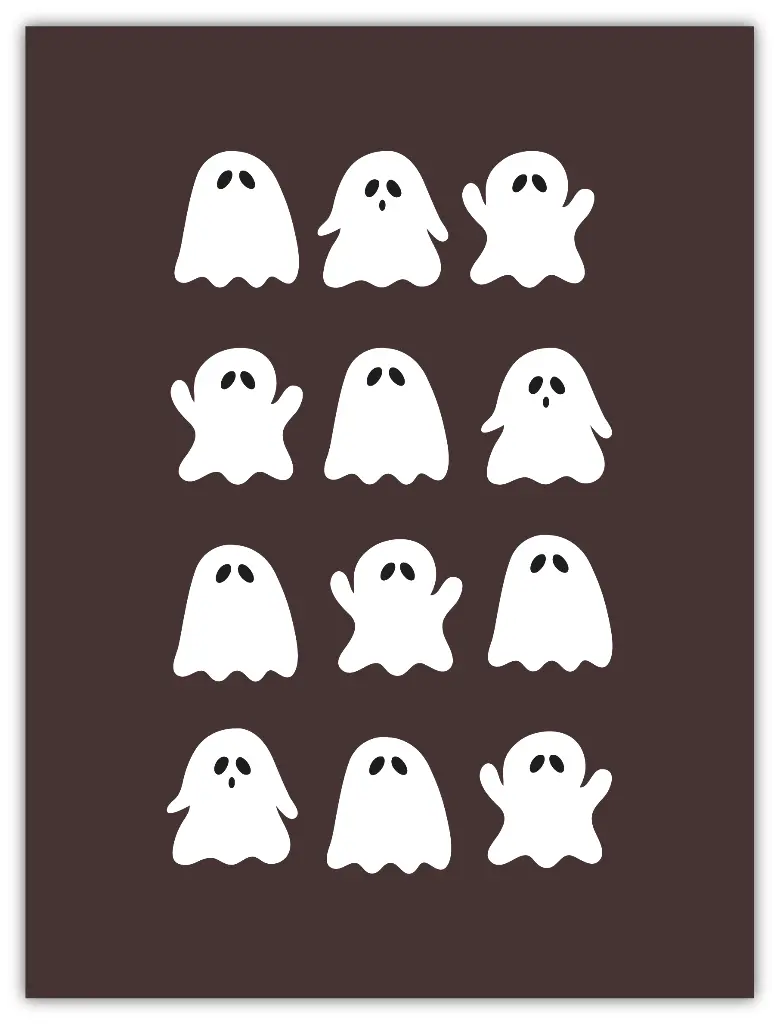 [PPC-01564] Ghosts Poster (30 x 40 cm, Posterpapier)
