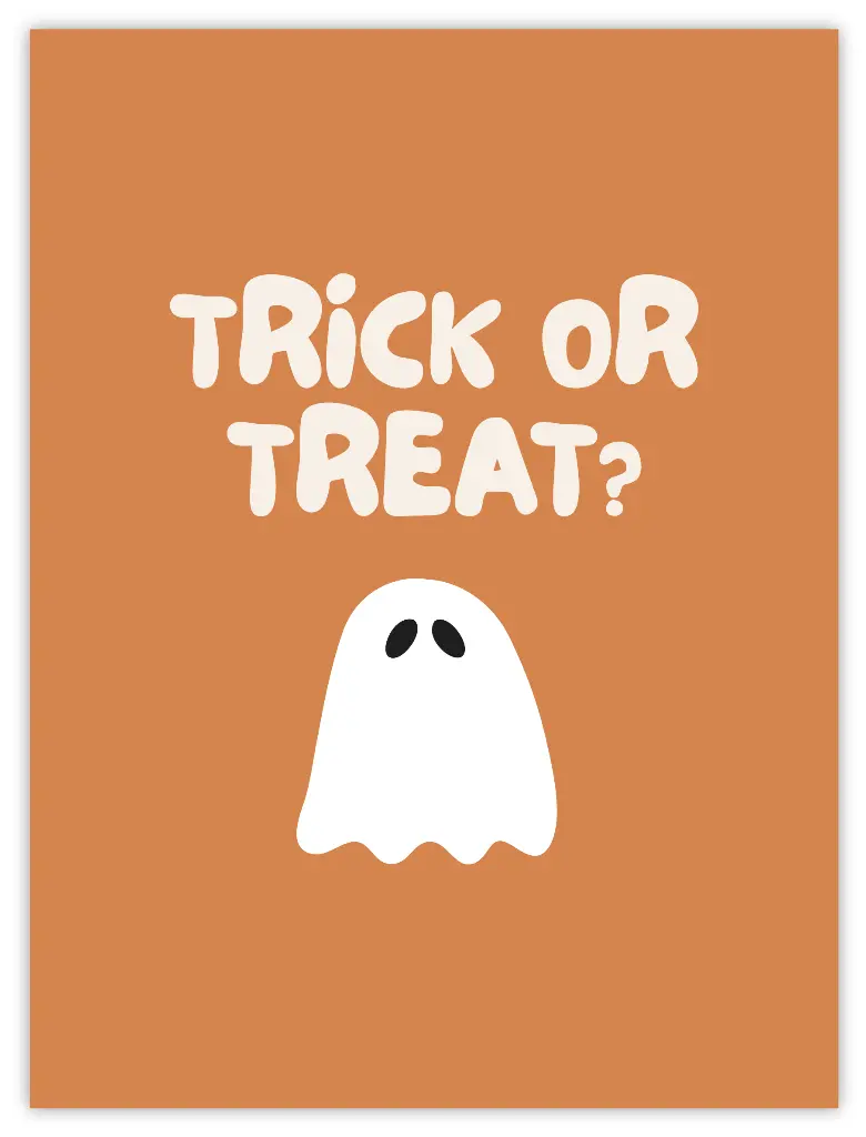 [PPC-01606] Trick Or Treat Poster (30x40cm, Posterpapier)