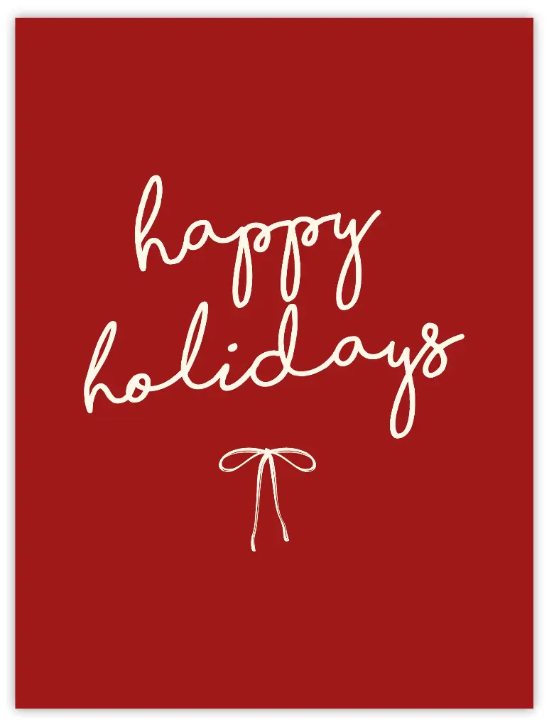 Happy Holidays Poster