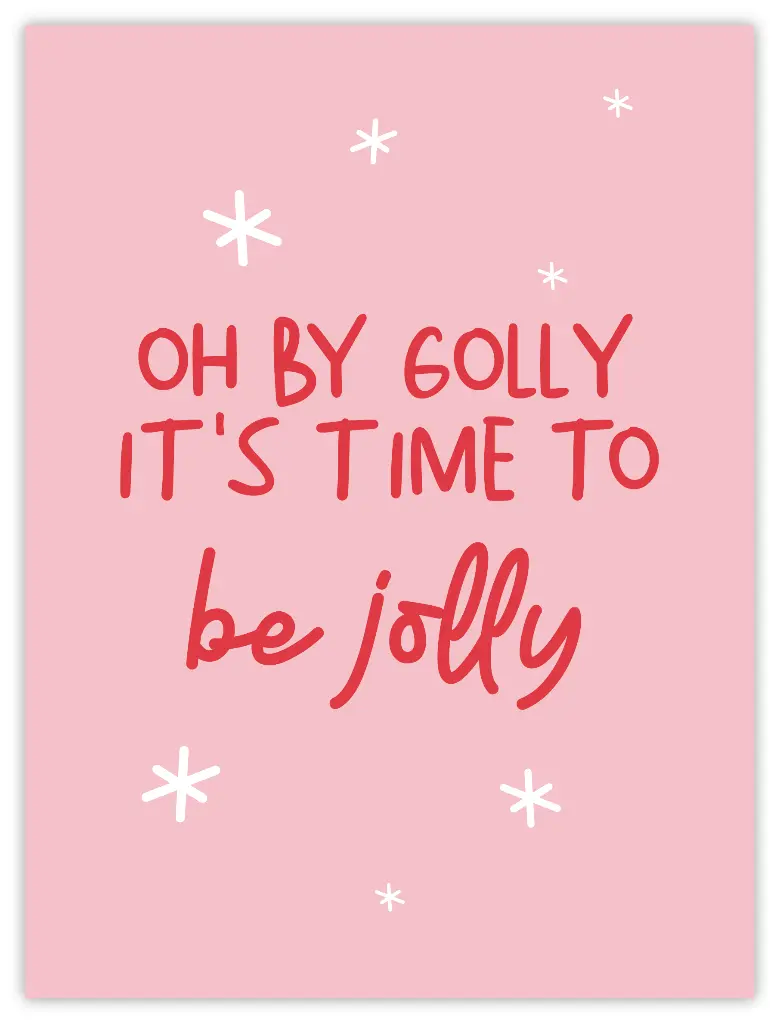 Oh By Golly Poster
