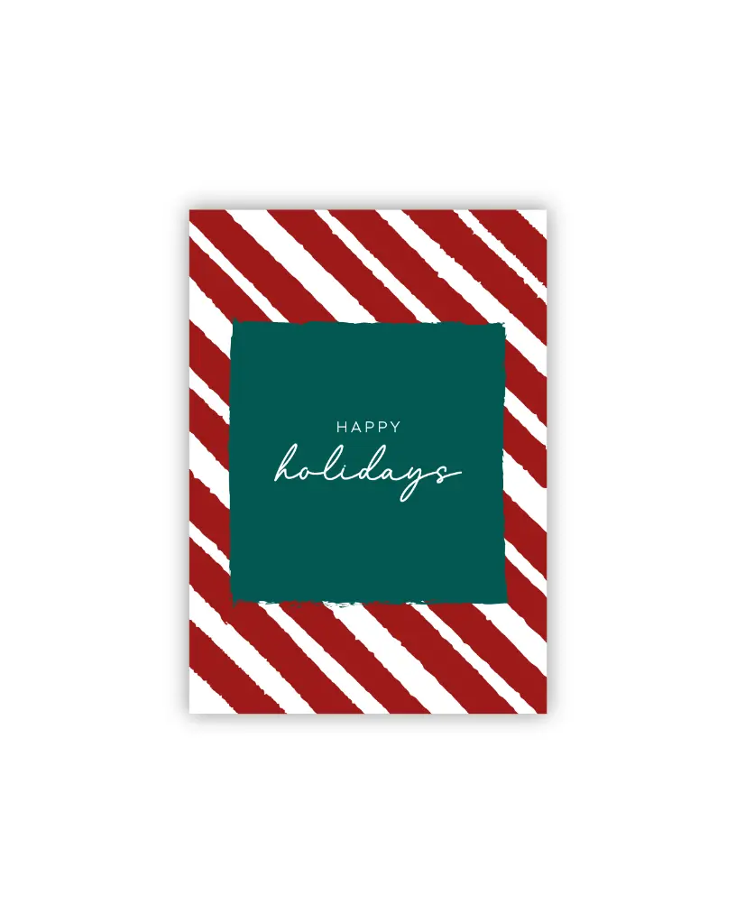 Happy Holidays Postkarte