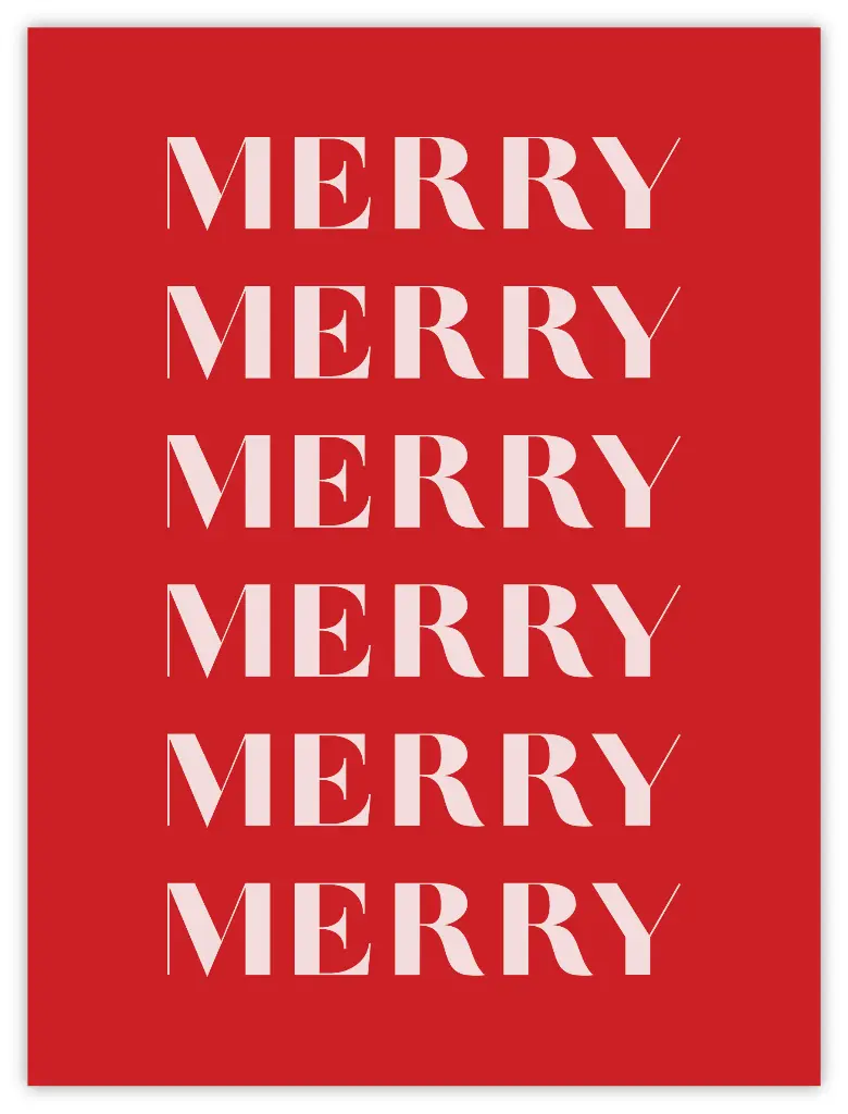Merry Poster