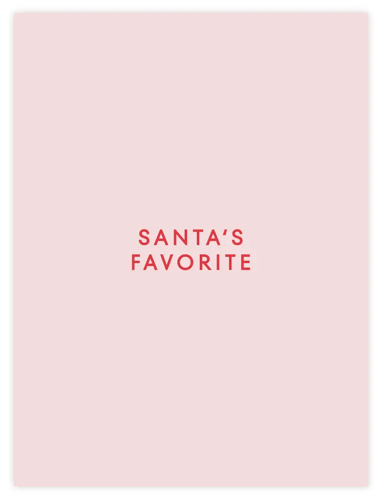 Santa's Favorite Poster