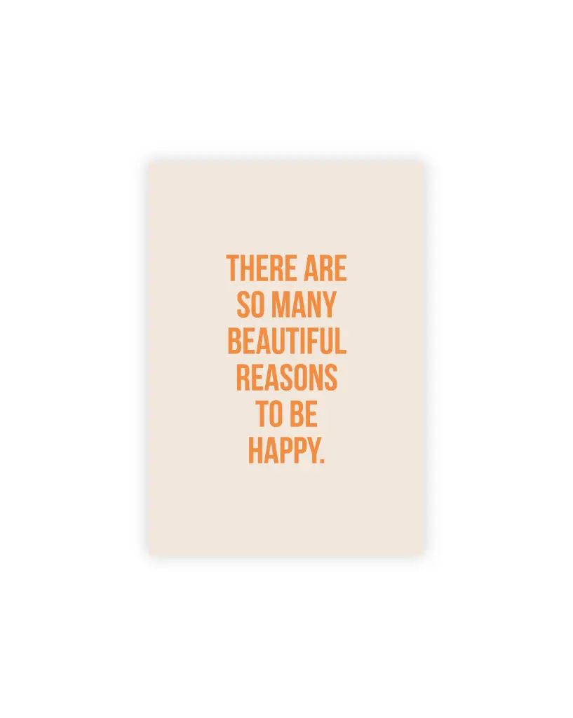 There Are So Many Beautiful Reasons Postkarte