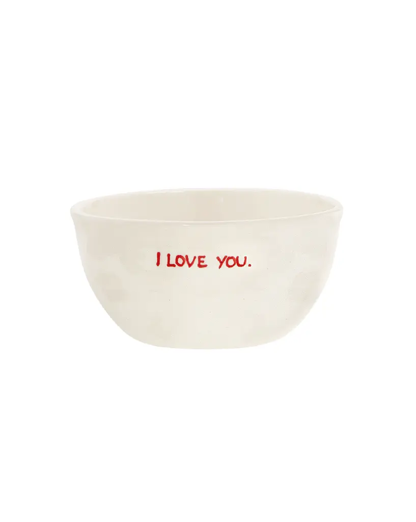 Anna + Nina I Love You Bowl