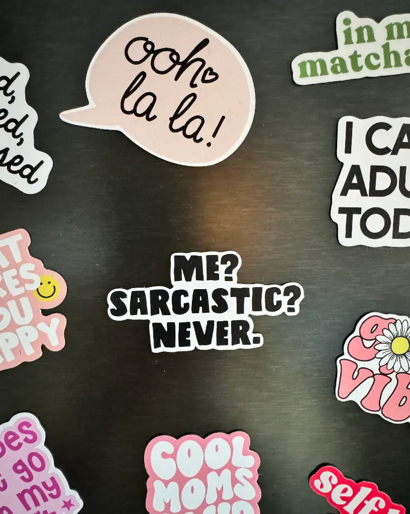 Me? Sarcastic? Never. Magnet
