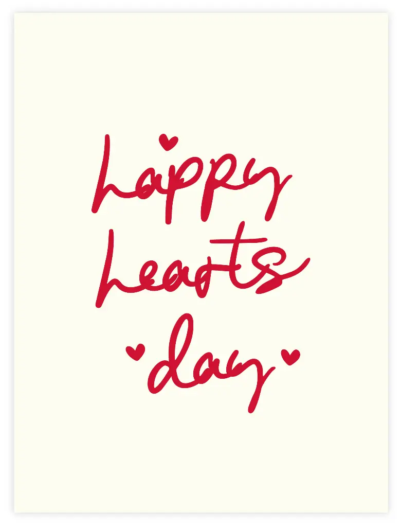 Happy Hearts Day Poster