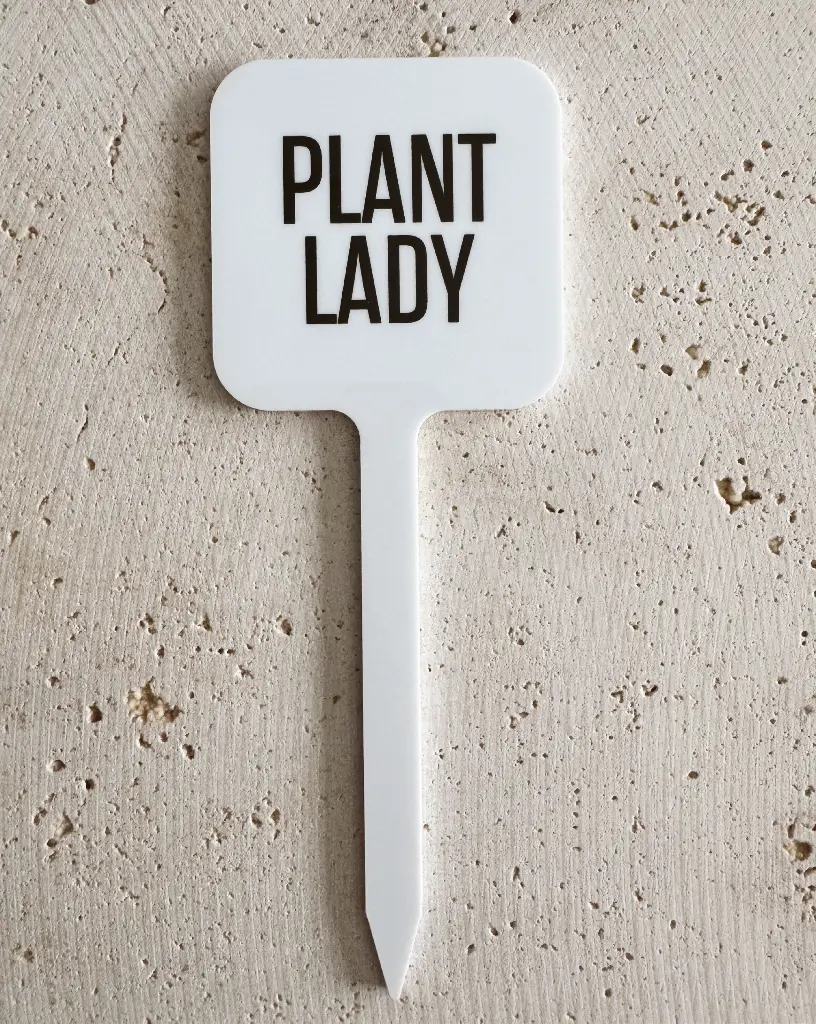 Plant Lady Pflanzenstecker aus Acryl