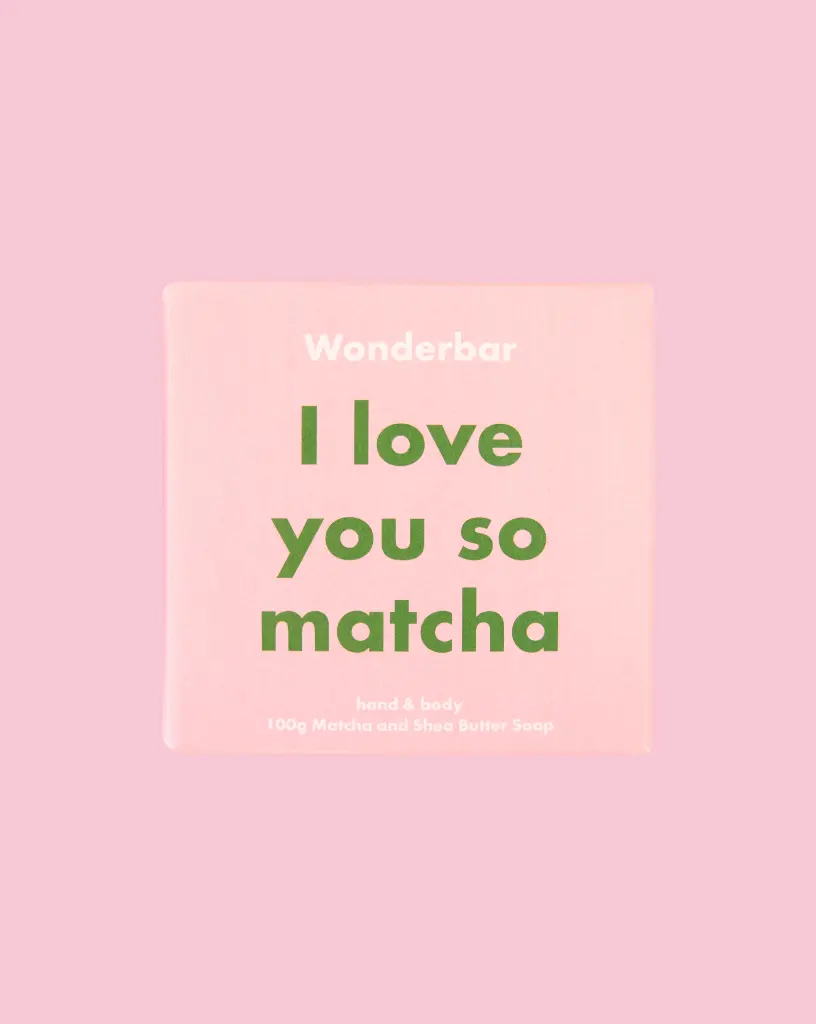 Seife Wonderbar I love you so matcha