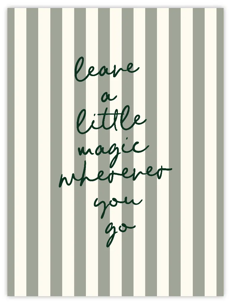 [PPC-02012] Leave A Little Magic Poster (30 x 40 cm, Posterpapier)