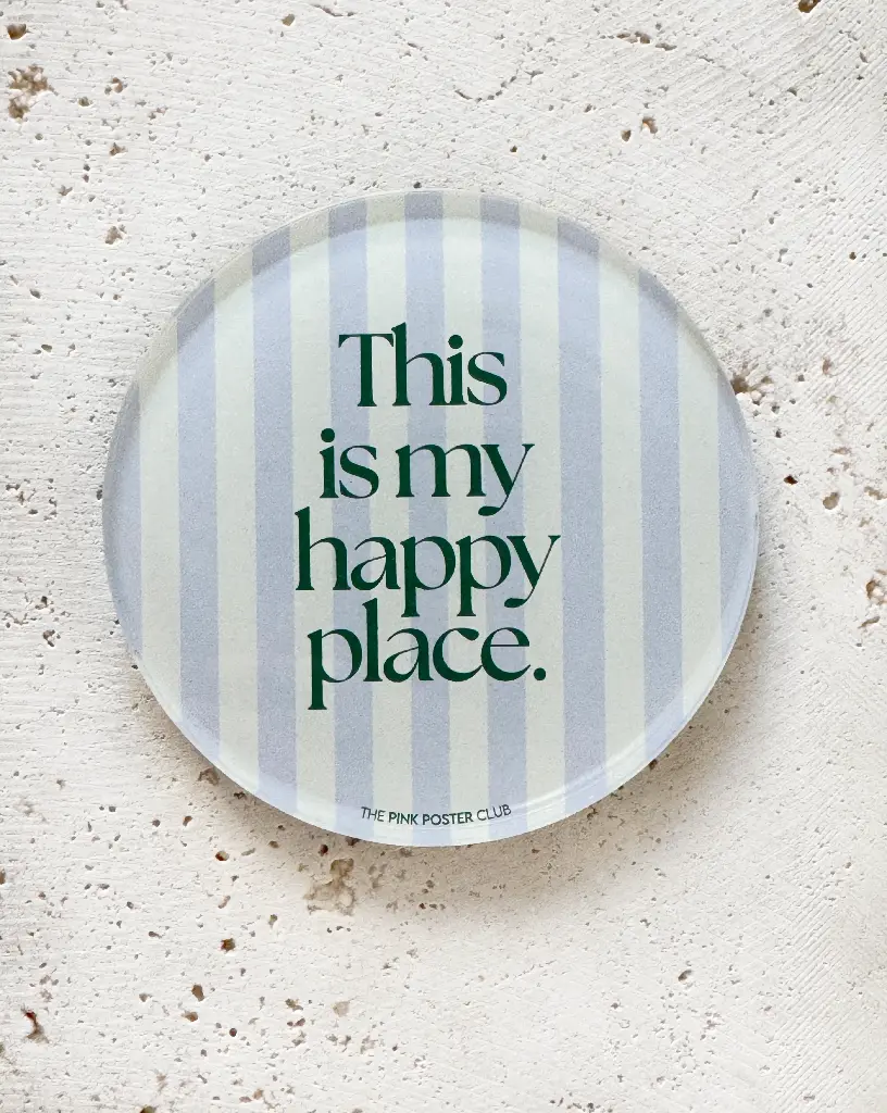 This Is My Happy Place Untersetzer aus Acryl