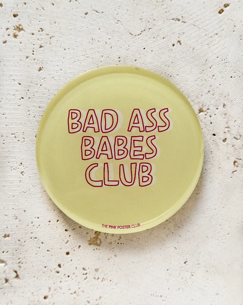 [PPC-02060] Bad Ass Babes Club Untersetzer aus Acryl